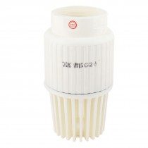 White Industrial Replacement 2 1/2" Connecting Dia Plastic PVC Foot Bottom Valve