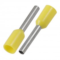 1000 x 1.8mm Dia Tube Pre Insulated Terminals Connector Yellow