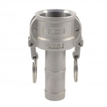 Straight 1.5" Slip to 0.8" Slip Model C Camlock Coupling Adaptor