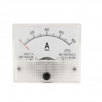 Class 2.5 Accuracy DC 0-800A Panel Meter Amperemeter