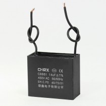 CBB61 14uF AC 450V Polypropylene Film Motor Running Capacitor
