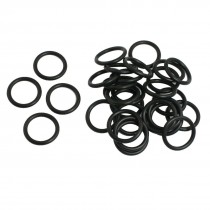 50 Pcs 29mm x 3.5mm x 22mm Mechanical Black NBR O Rings Oil Seal Washers