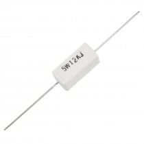 5W 12K Ohm 5% Wire Wound Ceramic Cement Resistor 10 Pcs