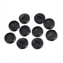 10 Pcs Blk Plastic 17.5mm Dia Carbon Brush Holder Cover