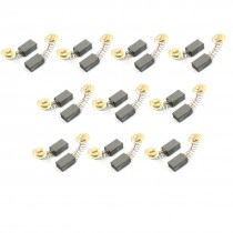 10 Pairs 23/32" x 7/16" x 17/64" Motor Carbon Brushes for Power Tool