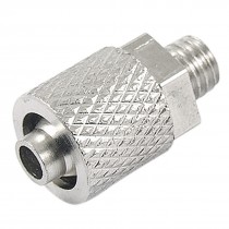 Metal 0.2" Thread Diameter Quick Coupler Pneumatic Fitting 