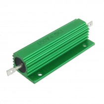 2 Pcs Green Aluminum Housed Wirewound Resistors 100W 4.5K Ohm 5%