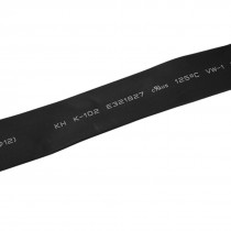 2Pcs Black 12mm Diameter Polyolefin 2:1 Halogen-Free Heat Shrink Tubing 1M 3.3Ft