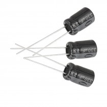 20 x 330uF 16V 105C Radial Electrolytic Capacitor 8x12mm