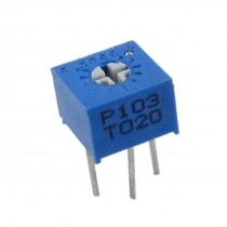 3362P-1-103 1/4" Square Cermet Trimmer Potentiometer 10K Ohm 50 Pcs