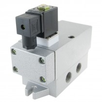 K25DH 15 2 Position 5 Way Single Electric Controlled Change Valve DC 24V