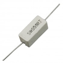 5W 500 Ohm 5% Wire Wound Ceramic Cement Resistor 10 Pcs