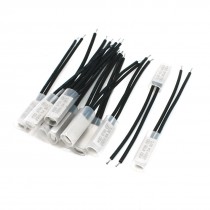 250V 5A NC. 50C Bimetal Thermostat Temperature Control Switch 12 Pieces