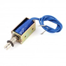 JF 0530B DC 24V 10mm 5N Push Type Open Frame Actuator Solenoid Electromagnet