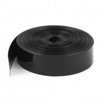 10meters 17mm Width PVC Heat Shrink Wrap Tube Black for 1 x AAA Battery