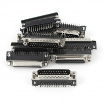 10pcs DB25 25Pin 2 Row Male Female Solder Adapter Jack Socket for PCB Board