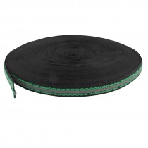 1 2cm Black Fabric Flower Lace Decor Safety Reflective Tape 45M Length