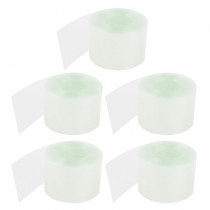 5pcs 2meters 23mm Width PVC Heat Shrink Wrap Tube Clear for 1 x AA Battery