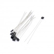 10 Pcs 130 Celsius Degree Motor Temperature Thermal Fuse IC 250V 1A