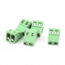 5 Pcs MG129 2P 2 Pin PCB Mount 5 08mm Screw Terminal Barrier Blocks 300V 10A
