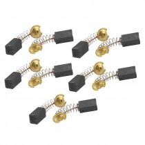 5 Pairs Power Tools Motor Parts Carbon Brushes 15/32" x 9/32" x 1/4"