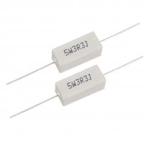 10x Axial Ceramic Cement Resistors 3.3 Ohm 5W Watt 3R3 5%