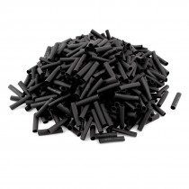 Black 5mm Dia 2 1 Polyolefin Heat Shrink Tubing Shrinkable Tube 30mm 500pcs