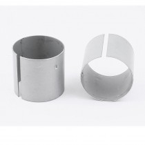 Electric Tool Motor Spare Parts 35mm Inner Dia Protector Shell Silver Tone 2pcs