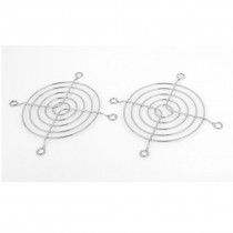 2 Pcs Cooling Fans Parts Grill Finger Plate Protector for 75 x 75mm Case Fan