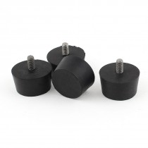 4pcs 1 1/2" x 1 7/8" x 1" Rubber Vibration Isolator Mounts M8 x 15mm