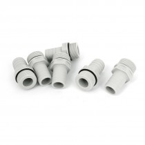 New 6pcs 1 8BSP x 19mm Plastic Hose Barb Pipe Fitting Coupler Connector Joint