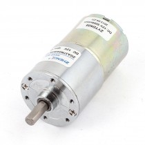 DC 12V 10RPM 6mm Shaft 2 Pin Magnetic Mini Electric Gear Box Motor
