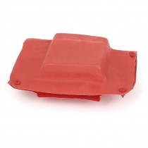 220V 1000V L Type Insulated Protection Cover Junction Box for 80x80x10mm Busbar