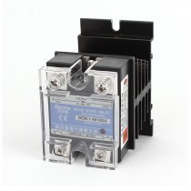 DC 3 32V to AC 24 480V 10A 4 Screw Terminals Single Phase Solid State Relay