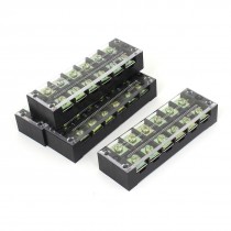 TB 4506 600V 45A 6 Position Covered Screw Terminal Barrier Block Strip 4 Pcs