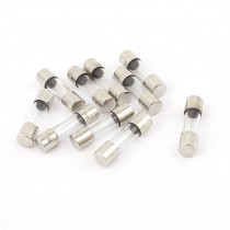 10pcs 250V 1 6A Quick Blow Glass Fuses Fast Acting Tubes 5mm x 20mm