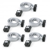 5pcs 40cm IDC 6pin Hard Drive Extension Wire Flat Ribbon Cable for Arduino DIY