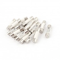 20 Pcs RO15 RT18 RT14 Ceramic Cylindrical Tube Fuse 10A 380V 10x38mm