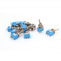 12pcs Mts 102 3 Pin SPDT on on 6A 125VAC Mini Toggle Switches