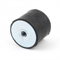 M9 Female Thread Dual Ends Rubber Vibration Mount Isolator 50mm x 40mm