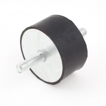 M12 Male Rubber Shock Absorber Vibration Isolator Mounts 3" x 1 1 2"