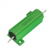 Green Aluminum Housed Wirewound Resistor 50W 50K Ohm