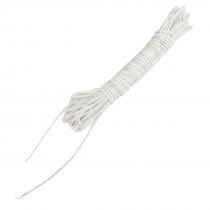 10M 32.8 Ft Long 1mm Dia. White Polyolefin Heat Shrinkable Tube