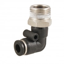 6mm Push In Connector 16mm Thread Elbow Quick Fittings