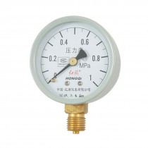 Round Dial 0.55" NPT 1 MPa Measure Tool Pressure Gauge