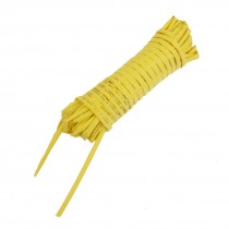 Ratio 2:1 2mm Dia Yellow Polyolefin Heat Shrinkable Tube 8M 26.2Ft