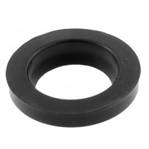 22mm x 34mm x 5mm x 9mm PU Dust Proof Shaft Oil Seal Black