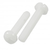 50 Pcs 35mm Thread Length Phillips Head Plastic Screws Fasteners