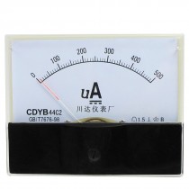 44C2 AC 0-500V Rectangle Analog Panel Voltmeter Gauge