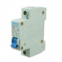 AC 230V 400V 50A Single Pole Miniature Circuit Breaker DZ47-63 